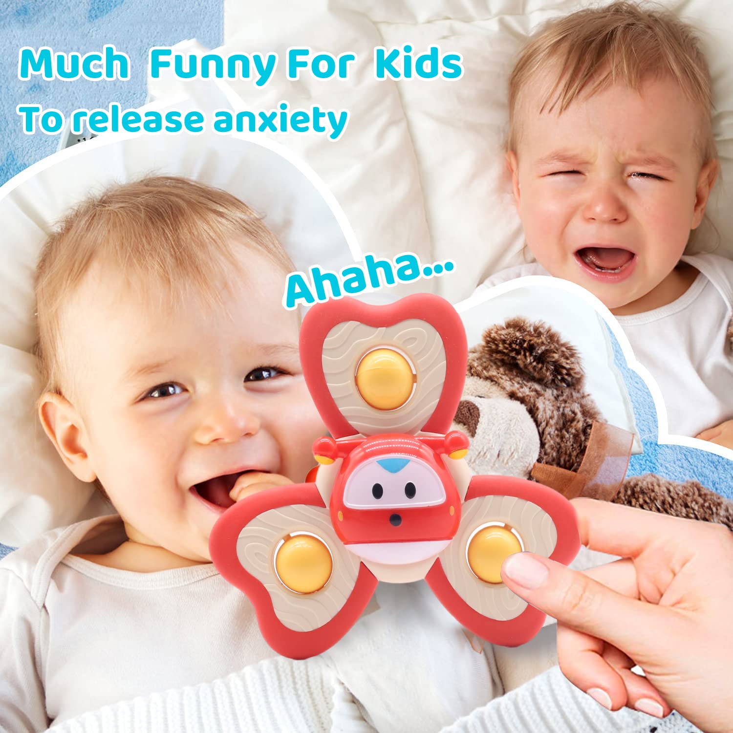 PATPAT Sensory Learning Toys for Toddlers 1-3, Baby 6-12-18 Months Suction Cup Toy,Baby Bathtub Bath Toys, Birthday Gifts for Boys and Girls Baby Distraction Toys Gift Toy (Lucky Edition) PATPAT Sensory Learning Toys for Toddlers 1-3, Baby 6-12-18 Months Suction Cup Toy,Baby Bathtub Bath Toys, Birthday Gifts for Boys and Girls Baby Distraction Toys Gift Toy (Lucky Edition)